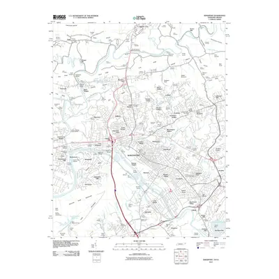 2010 Map of Kingsport, 2010 Print