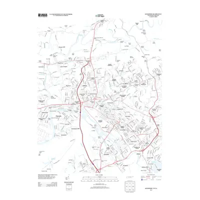 2013 Map of Kingsport, 2013 Print