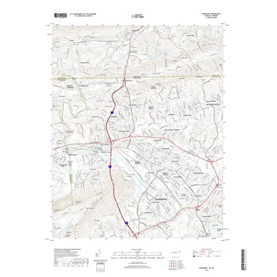 2019 Map of Kingsport, 2019 Print