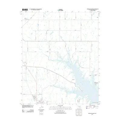 2013 Map of Kingston North, 2013 Print