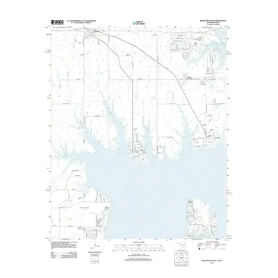 2013 Map of Kingston South, 2013 Print