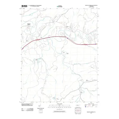 2010 Map of Kingston Springs, 2010 Print