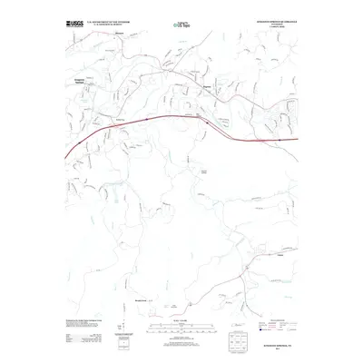 2013 Map of Kingston Springs, 2013 Print