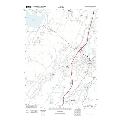2010 Map of Kingston West, 2010 Print