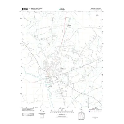 2011 Map of Kingstree, 2011 Print