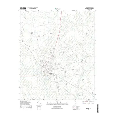 2017 Map of Kingstree, 2017 Print