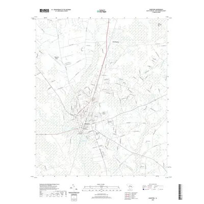 2020 Map of Kingstree, 2020 Print