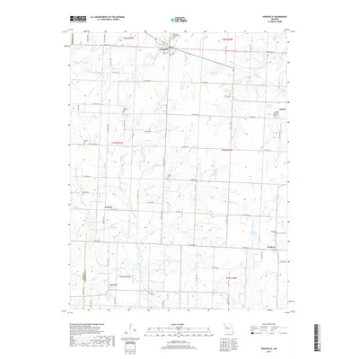 2017 Map of Kingsville, 2017 Print