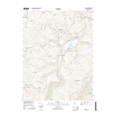 2014 Map of Kingwood, 2014 Print
