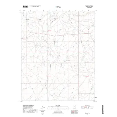 2018 Map of Kinlichee, 2018 Print