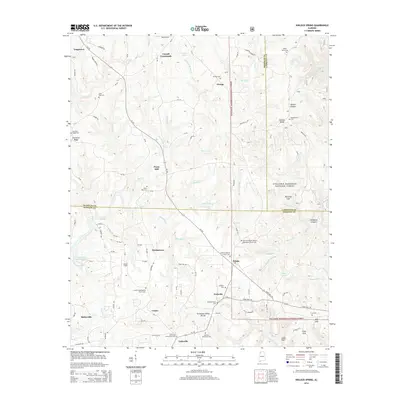 2014 Map of Kinlock Spring, 2014 Print