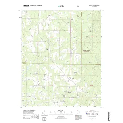 2018 Map of Kinlock Spring, 2018 Print