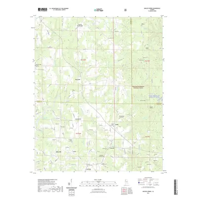 2021 Map of Kinlock Spring, 2021 Print