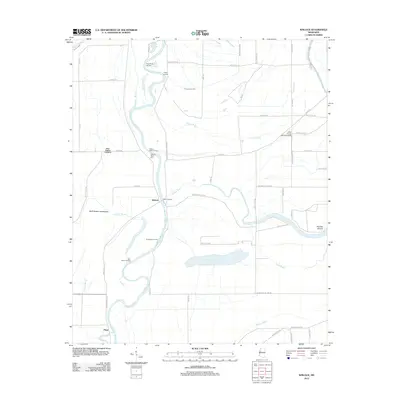 2012 Map of Kinlock, 2012 Print
