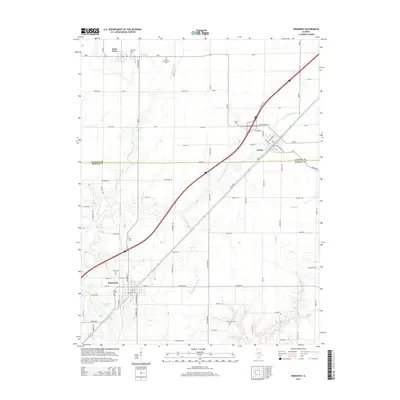 2015 Map of Kinmundy, 2015 Print
