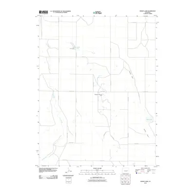 2010 Map of Kinney Lake, 2010 Print