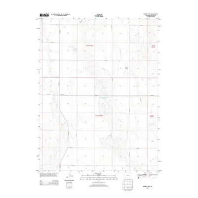 2013 Map of Kinney Lake, 2013 Print