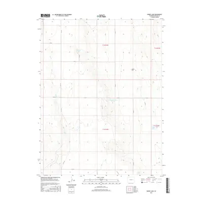 2016 Map of Kinney Lake, 2016 Print