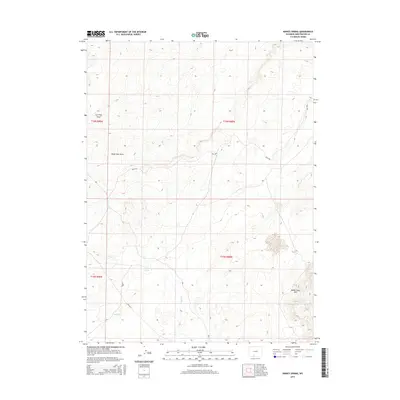 2015 Map of Kinney Spring, 2015 Print