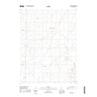 2017 Map of Kinney Spring, 2017 Print