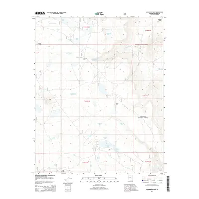 2014 Map of Kinnikinick Lake, 2014 Print