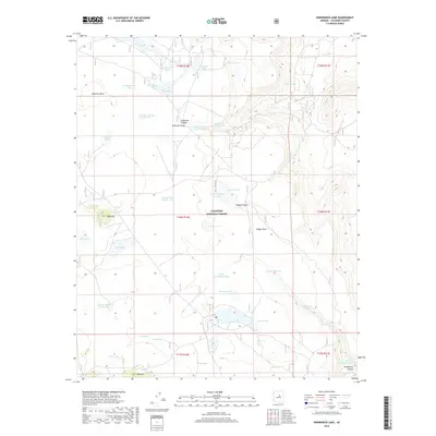 2018 Map of Kinnikinick Lake, 2018 Print