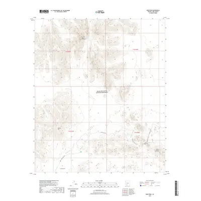 2018 Map of Kino Peak, 2018 Print