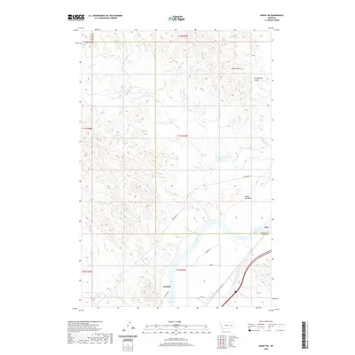 2020 Map of Kinsey NE, 2020 Print