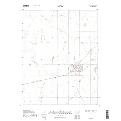 2018 Map of Kinsley, 2018 Print
