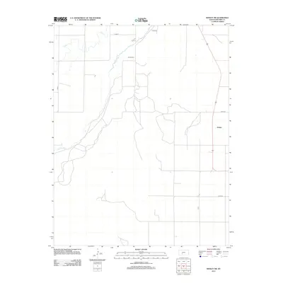 2012 Map of Kinsley SW, 2012 Print