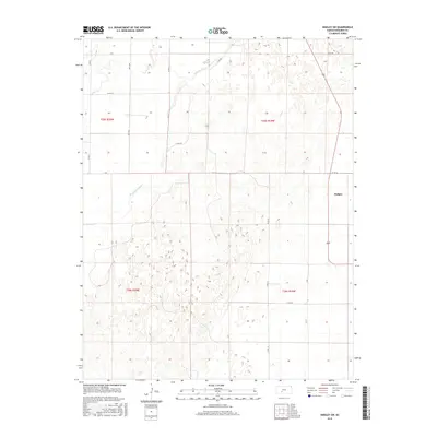 2015 Map of Kinsley SW, 2015 Print