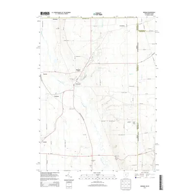 2013 Map of Kinsman, 2013 Print