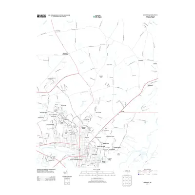 2013 Map of Kinston, 2013 Print