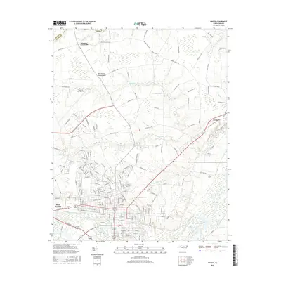 2016 Map of Kinston, 2016 Print