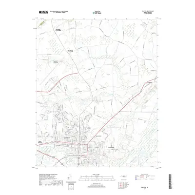 2019 Map of Kinston, 2019 Print