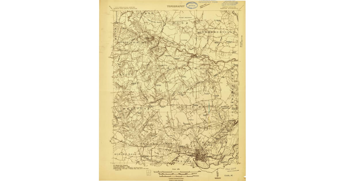 1910s Maps of Snow Hill NC Pastmaps - Kinston Lenoir County Nc Usgs Topo 1914 Og 1200x630 