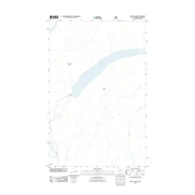 2011 Map of Kintla Lake, 2011 Print