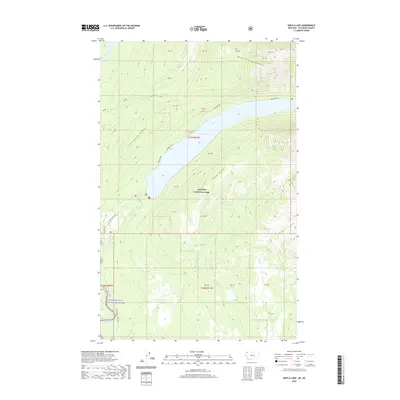 2020 Map of Kintla Lake, 2020 Print