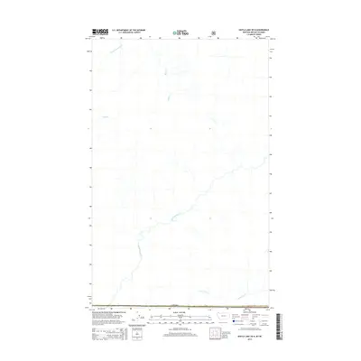 2014 Map of Kintla Lake OE N, 2014 Print