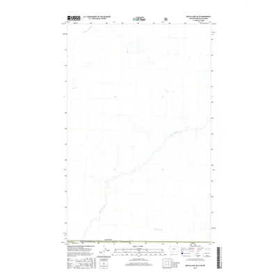 2017 Map of Kintla Lake OE N, 2017 Print