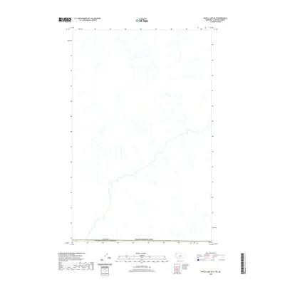 2020 Map of Kintla Lake OE N, 2020 Print