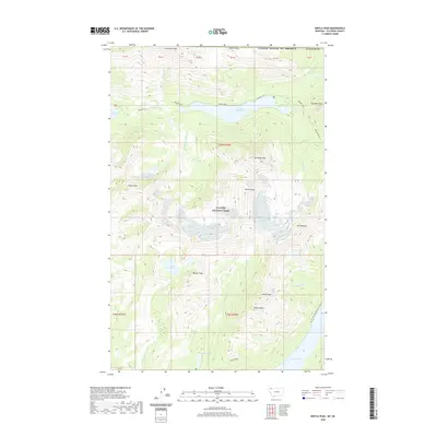 2020 Map of Kintla Peak, 2020 Print