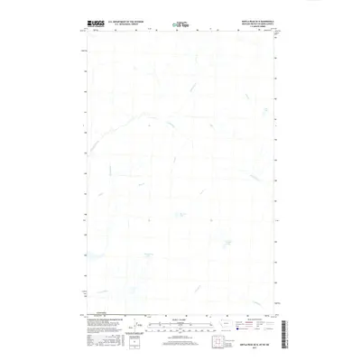 2017 Map of Kintla Peak OE N, 2017 Print