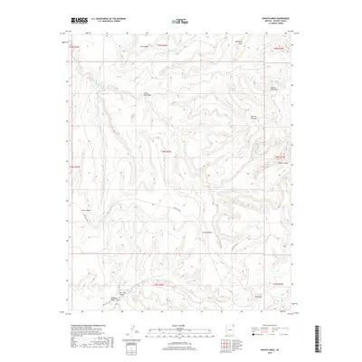 2018 Map of Kinusta Mesa, 2018 Print