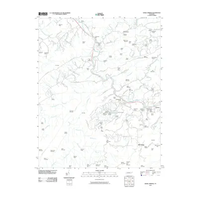 2010 Map of Kinzel Springs, 2010 Print