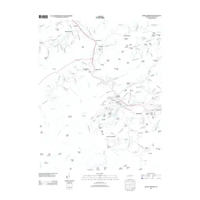 2013 Map of Kinzel Springs, 2013 Print