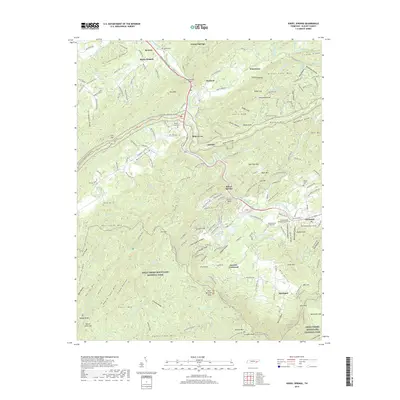 2019 Map of Kinzel Springs, 2019 Print