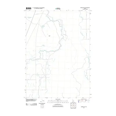 2010 Map of Kinzie Butte, 2010 Print
