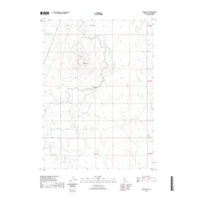 2020 Map of Kinzie Butte, 2020 Print