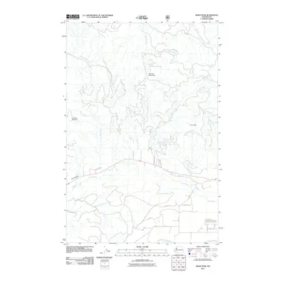 2011 Map of Kiona Peak, 2011 Print